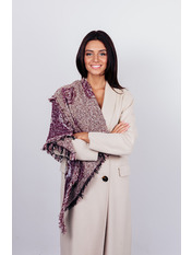 Хустка Z-1925 Капучиновий Коричневий