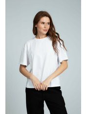 Футболка бавовняна прямого крою FUT-128 XS/S Білий Білий XS/S