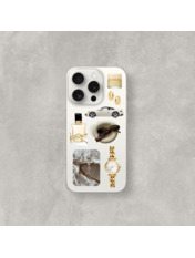 3D стікери "Vanilla girl" Набір 13 стікерів SB-110 3D стікери