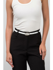 Ремінь шкіряний 104 см REM-05157501 Білий