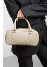 Сумка жіноча з натуральної шкіри з натуральної шкіри SYM-03879 Молочний