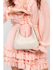 Сумка жіноча з еко-шкіри SYM-23-18 Пастель+золото Бежевий