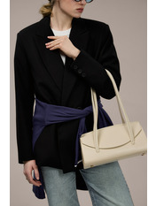 Сумка жіноча з еко-шкіри SYM-10312 Світло-бежевий Бежевий