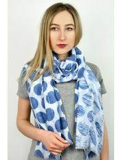 Шарф SP-1806 Синій+чорний Синій Чорний