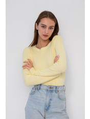 Лонгслів KOF-9284 Жовтий Лимонний S/M