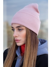 Бавовняна шапка SHP-48542 Перламутровий Сірий