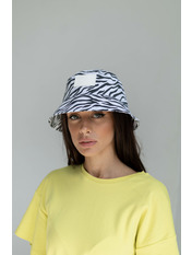 Панама PN-1386-1 Біло-чорний1 Білий 52-56 Чорний