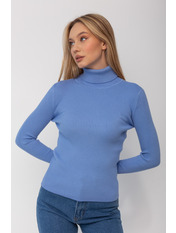 Водолазка з коміром GO-OP2701 Блакитний. one size Блакитний