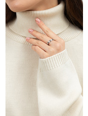 Каблучка KOL-2692 Сріблястий Сріблястий 8