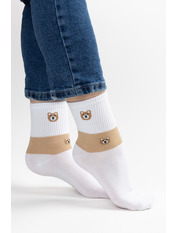 Шкарпетки SH-2889-48 Біло-бежевий 1 Білий