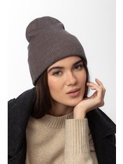 Трикотажна шапка SHP-49317 Коричневий Капучіновий