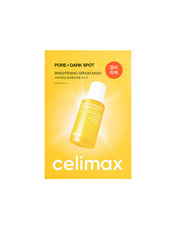 Тканинна маска освітлювальна на основі сироватки Celimax 27 мл Для всіх типів Універсальний Освітлення, вирівнювання тону Pore + Dark Spot Brightening Serum Mask