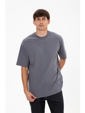 Футболка чоловіча прямого крою FUT-1017 XL Сірий Темно-сірий Темно-сірий XL