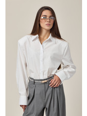 Сорочка однотонна  RA-1066 one size Молочний Молочний one size