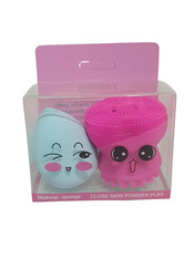 Cпонж-масажер для вмивання та спонж для макіяжу  Famo  Рожевий Різні кольори - 4