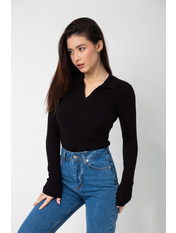 Лонгслів L-193192 Чорний one size