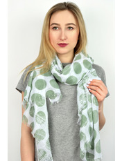 Шарф SP-1806 Зелений 5 Зелений one size