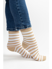 Шкарпетки SH-2889-48 Біло-бежевий 3 Білий