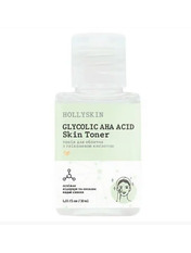 Тонік для обличчя Hollyskin  30 мл Glycolic AHA Acid Skin Toner (travel size)