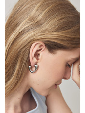 Сережки фігурні SER-13141 Сріблястий
