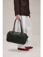 Сумка жіноча з еко-шкіри SYM-3-26-01 Зелений Темно-зелений