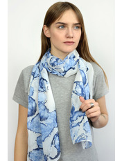 Шарф SSH-1804 Світло-блакитний Блакитний яя_150*50