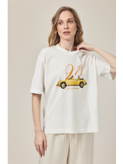 Футболка FUT-251071 Молочний one size Молочний one size