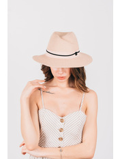 Капелюх федора SHL-1925 Пудровий Рожевий