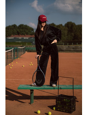 Велюровий костюм KT-211 S Чорний Чорний S