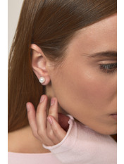 Сережки пусети SER-310 Білий