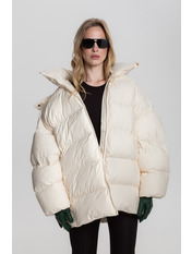 Куртка пухова KR-972 Молочний XS Молочний XS