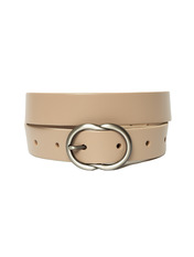 Ремінь шкіряний  102 см REM-053000280 Бежевий