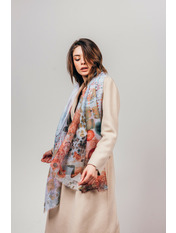 Шарф K-1908 Оливковий Зелений