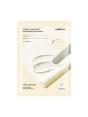 Кремова маска з ніацинамідом та керамідами Celimax 20 мл Для всіх типів Універсальний Освітлення, вирівнювання тону, відновлення Pore+Dark Spot Brightening Cream Mask