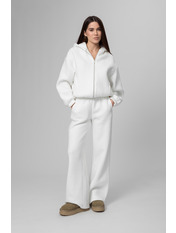 Трикотажний костюм на флісі KT-F-202 XS/S Молочний Молочний XS/S