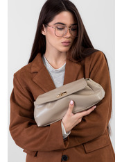 Сумка жіноча з еко-шкіри SYM-10354 Світло-бежевий Бежевий