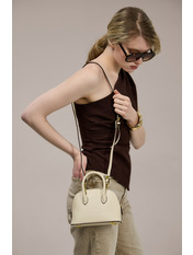 Сумка жіноча з еко-шкіри SYM-8024 Молочний