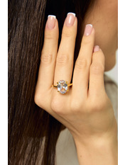 Каблучка KOL-3245 Золотистий Золотистий 7