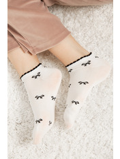 Шкарпетки SH-8038 Молочно-чорний 2 Молочний