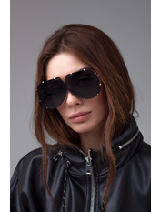 Сонцезахисні окуляри К V8 Чорний Золотистий Чорний+золотистий