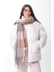Шарф SH-P93839 Бежевий Капучіновий+молочний