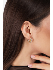 Сережки кільця SER-13539 Золотистий