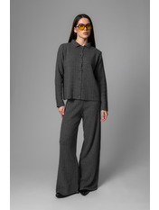 Трикотажний костюм KT-12259 one size Сірий Антрацит Антрацит one size