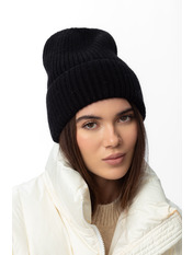 Вовняна шапка SHP-47260 Чорний