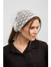 Хустка мереживна APL-23 Білий, Білий