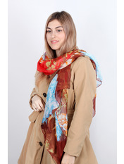 Шарф 23 Коричневий