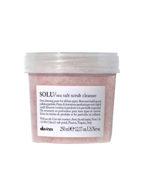 Паста-скраб для глибокого очищення шкіри голови Davines SOLU sea salt scrub cleanser 250 мл