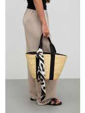 Хустка атласна APL-322 Леопардовий білий Білий