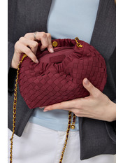 Сумка жіноча SYM-4К-266 Бургунді Червоний