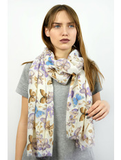 Шарф SSV-03 Бузковий Фіолетовий яя_185*80